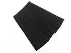 KUMIKYOKU 組曲 ウール混 Aライン 台形 スカート size1/黒 ◇■ レディース