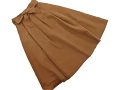 AS KNOW AS アズノゥアズ ロング スカート sizeF/茶 ■■ レディース