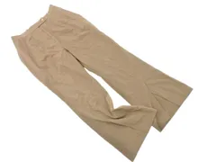 MURUA ムルーア フレア 裾スリット パンツ sizeM/茶 ■■ レディース