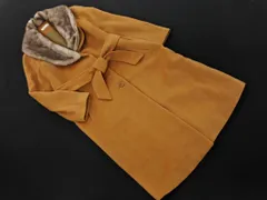 ofuon オフオン フェイクファー ロング コート size40/ベージュ ◇■ レディースのサムネイル