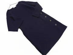 MAYSON GREY メイソングレイ ウール混 Iライン ワンピース size2/紺 ◇■ レディース