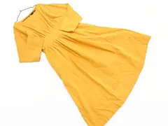 apart by lowrys アパートバイローリーズ リボン ワンピース sizeF/マスタード ◇■ レディース