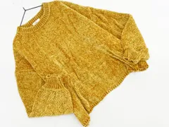 earth music&ecology アースミュージック＆エコロジー モール ニット セーター sizeF/マスタード ◇■ レディース