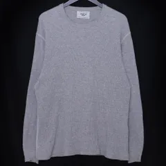 YAECA STUDY コットンリブクルーネックTシャツ Lサイズ グレー 160209のサムネイル
