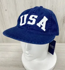 POLO RALPH LAUREN/ポロ ラルフローレン/キャップ/USA/アーチロゴキャップ/ネイビー