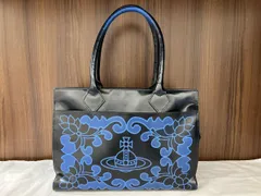 VIVIENNE WESTWOOD    ヴィヴィアンウエストウッド　ハンドバッグ　トートバッグ　ブラック　ブルー