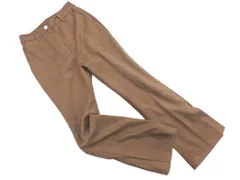 JEANASIS ジーナシス スウェード調 パンツ sizeS/茶 ◇■ レディース