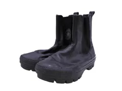 CONVERSE コンバース LEATHER ALL STAR SG CHUNK SHIN HI レザーオールスターSGチャンクSHINHI 1SD269 サイドゴア ブーツ size23ｃｍ/黒 ◇■ レディース