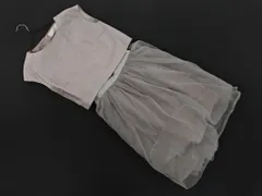 URBAN RESEARCH ROSSO アーバンリサーチロッソ チュール付 結婚式二次会 ドレス ワンピース sizeF/グレー ■■ レディース