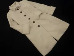 NATURAL BEAUTY BASIC ナチュラルビューティーベーシック ウール混 コート sizeM/アイボリー ◇■ レディース