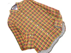 B:MING BEAMS ビームス チェック シャツ sizeM/緑ｘ黄ｘ赤 ◇■ メンズ