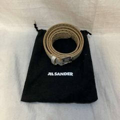 JIL SANDER クラックレザーベルト 黒 36/90 - メルカリ