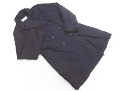自由区 ダブルボタン ダウン コート size38/紺 ◆■ レディースのサムネイル