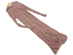 Rope Picnic ロペピクニック ロング カーディガン size38/茶 ◇■ レディース