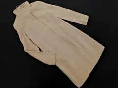 UNTITLED アンタイトル アンゴラ混 スタンドカラー コート size2/ライトベージュ ◇■ レディース