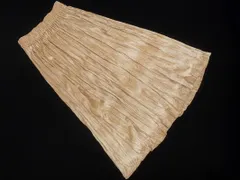 MAJESTIC LEGON マジェスティックレゴン ベロア ロング スカート sizeM/ベージュ ◇■ レディース