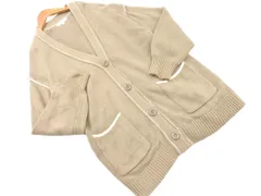 GLOBAL WORK グローバルワーク Vネック ニット カーディガン sizeL/ベージュ ◇■ レディース