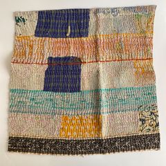 3652 ラリーキルト カンタキルト オールドファブリック ハギレ インド