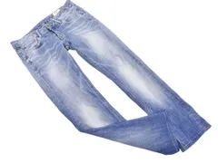 G-STAR RAW ジースターロゥ 3301 USED加工 デニムパンツ size28/青 ■■ レディース