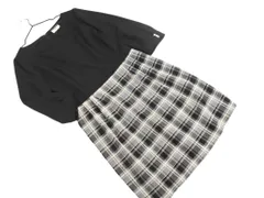 ef-de エフデ ウール混 ワンピース size11/黒 ◇■ レディース