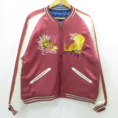 【三重本店】 中古 SAPEur | サプール スーベニアジャケット リバーシブルスカジャン A0024-491 ピンク サイズ：M 【95】