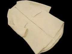 Spick & Span スピック＆スパン ウール混 ノーカラー コート size38/オフホワイト ◇■ レディース