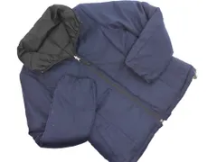 a.v.v アーヴェヴェ standard リバーシブル ダウン ジャケット sizeM/紺ｘ黒 ◆■ レディース