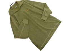 Champion チャンピオン 90s ヴィンテージ ハーフジップ プルオーバー sizeM/カーキ ◇■ メンズ