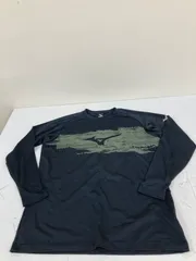 送料無料★MIZUNO ミズノ★長袖Tシャツ　トップス★メンズ　XOサイズ★ブラック　#80223sjj16