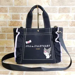 ジルバイジルスチュアード クロミ×フリルトートバッグ 2way トートバッグ ハンドバッグ ショルダーバッグ 黒 ブラック JILL by JILLSTUART