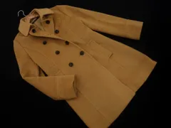 green label relaxing グリーンレーベルリラクシング ユナイテッドアローズ ウール100% ダブルボタン コート size40/ベージュ ◇■ レディース