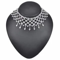 シルバー チョーカー 社交ダンス ベリーダンス ネックレス 卒業式 b07