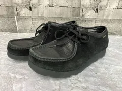 CLARKSワラビーブーツ デザートブーツ GORE-TEX VIBRAM ブラック サイズ25 