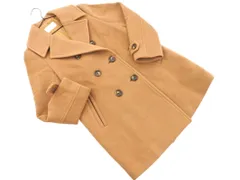 M-PREMIER エムプルミエ ウール100% コート size36/ベージュ ◇■ レディース