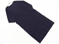 URBAN RESEARCH DOORS アーバンリサーチドアーズ ニット ワンピース sizeONE/紺 ◇■ レディース