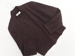 Liliane Burty リリアンビューティ ジップアップ スウェード調 スタンドカラー ジャケット size5AP/ブラウン ◇■ レディース