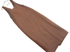 SM2 サマンサモスモス バックスリット ジャンパー スカート sizeF/モカ ◇■ レディース