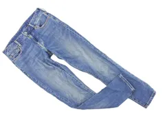 PLST プラステ ストレッチ テーパード デニムパンツ size25/青 ■■ レディース