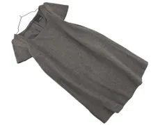 URBAN RESEARCH ROSSO アーバンリサーチロッソ ウール100% 半袖 ワンピース sizeF/グレー ◇■ レディース