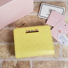 サマンサタバサ プチチョイス ☆ ハローキティ東京 レザー 二折財布 イエロー 財布 Samantha Thavasa Petit Choice