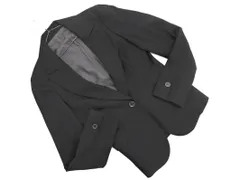 UNITED ARROWS ユナイテッドアローズ ウール100% テーラード ジャケット size34/黒 ◇■ レディース