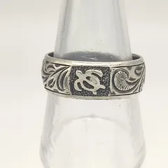 【美品】ハワイアンジュエリー　ホヌ　リング　SILVER　シルバー925　20号　6.2g