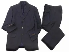 UNITED ARROWS ユナイテッドアローズ ウール100% セットアップ ジャケット パンツ スーツ size42/紺 ◇■ メンズ