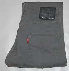 送料無料! USED Levis リーバイス カラーパンツ 511 ライトオンス GREY系　W29　C-67