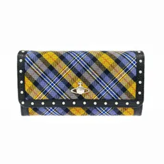 Vivienne Westwood ヴィヴィアンウエストウッド 長財布  オーブ金具/チェック柄    マルチカラー ユニセックス / 241008001704