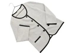 NATURAL BEAUTY BASIC ナチュラルビューティーベーシック ノーカラー ジャケット sizeL/グレー ◇■ レディース