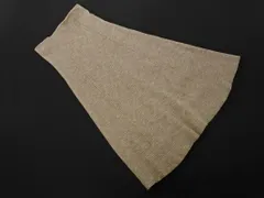 Mila Owen ミラオーウェン ニット ロング スカート size0/ベージュ ◇■ レディース