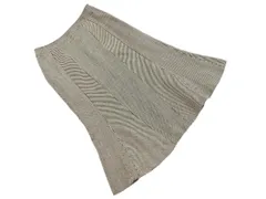 J.PRESS ジェイプレス ウール100% ストライプ マーメイド スカート size9/白ｘ黒 ◇■ レディース