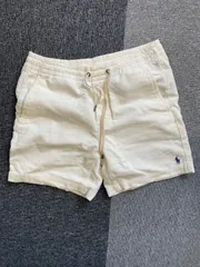 POLO RALPH LAUREN 短パン　ハーフパンツ　メンズ　パンツ　夏　春　白　CLASSIC FIT  XS 送料無料♪