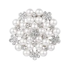 【新着商品】リボンブローチ パールブローチ レディース 花形 ブローチ スーツ ジャケット アクセサリー ジュエリー ラインストーン ゴールド エレガント FASELE フォーマル 発表会 卒業式 入学式 結婚式 プレゼント ギフト